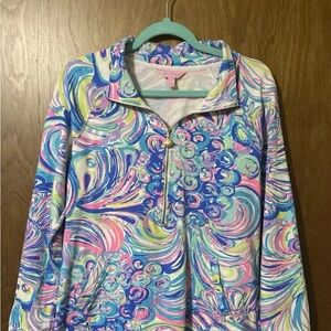Lilly Pulitzer Skipper Popover Rare in Guilty Pleasure